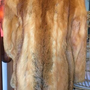 Luxurious Red Fox Fur Coat